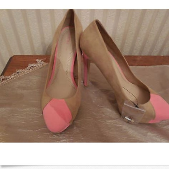 Bershka brushed suede heels - Picture 1 of 3